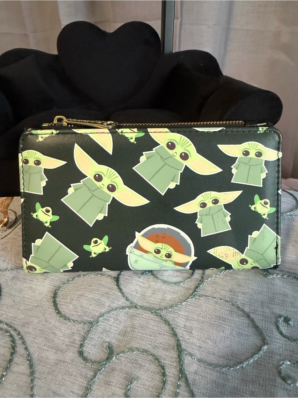 Loungefly Star Wars The Mandalorian Grogu (Baby Yoda) Wallet - Picture 5 of 11